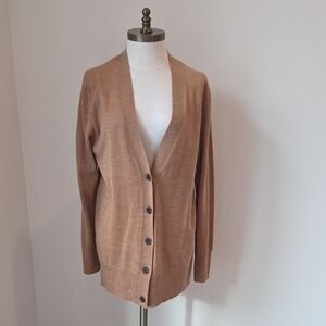 GAP Women's Brown Button-Up Cardigan